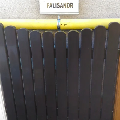 ploty Hradec Králové - Palisandr 80x32mm