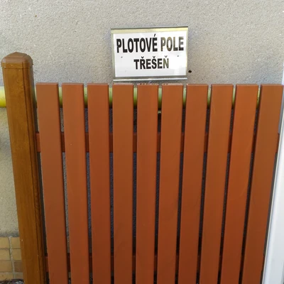 ploty Hradec Králové - třešeň 80x32mm