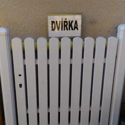 ploty Hradec Králové - bílá 80x32mm